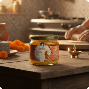 A2 Sahiwal & Tharparkar Cow Desi Ghee | Gaurajya Ghee 250 ml